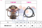 7.8535 Termostat, chladivo Made in Italy - OE Equivalent FACET