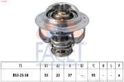 7.8742S Termostat, chladivo Made in Italy - OE Equivalent FACET