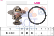 7.8834 Termostat, chladivo Made in Italy - OE Equivalent FACET