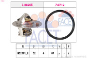 7.8850 Termostat, chladivo Made in Italy - OE Equivalent FACET