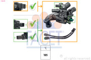 7.8927K Termostat, chladivo Made in Italy - OE Equivalent FACET