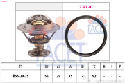 7.8945 Termostat, chladivo Made in Italy - OE Equivalent FACET