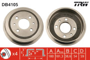 DB4105 Brzdový buben TRW