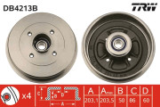 DB4213B Brzdový buben TRW