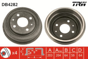 DB4282 Brzdový buben TRW