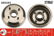 DB4293 Brzdový buben TRW