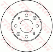 DF1975 Brzdový kotouč TRW