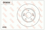 DF8056 Brzdový kotouč TRW