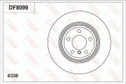 DF8099 Brzdový kotouč TRW