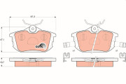 GDB1314 Brzdové destičky COTEC TRW