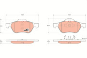 GDB1540 Brzdové destičky COTEC TRW