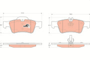 GDB1546 Brzdové destičky COTEC TRW