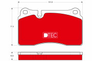 GDB1670DTE Brzdové destičky DTEC COTEC TRW