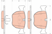 GDB1702 Brzdové destičky TRW