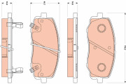 GDB3510 Brzdové destičky COTEC TRW