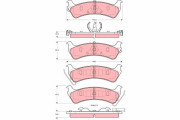 GDB4094 Brzdové destičky TRW