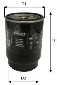 DNW2519 Palivový filtr CLEAN FILTERS