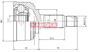 6212 Sada kloubů, hnací hřídel KAMOKA