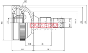 6224 Sada kloubů, hnací hřídel KAMOKA