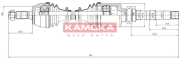 CT1138953 Hnací hřídel KAMOKA
