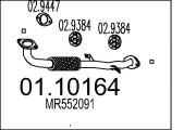 01.10164 Výfuková trubka MTS