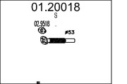01.20018 Výfuková trubka MTS