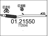 01.21550 Výfuková trubka MTS