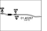 01.40267 Výfuková trubka MTS