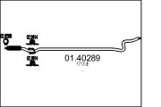 01.40289 Výfuková trubka MTS