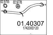 01.40307 Výfuková trubka MTS