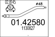 01.42580 Výfuková trubka MTS