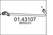 01.43107 Výfuková trubka MTS