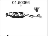 01.50066 Střední tlumič výfuku MTS