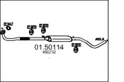 01.50114 Střední tlumič výfuku MTS