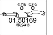 01.50169 Střední tlumič výfuku MTS