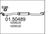 01.50489 Střední tlumič výfuku MTS