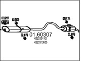 01.60307 Zadní tlumič výfuku MTS