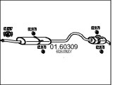 01.60309 Zadní tlumič výfuku MTS