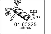 01.60325 Zadní tlumič výfuku MTS