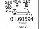 01.60594 Zadní tlumič výfuku MTS