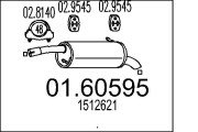 01.60595 Zadní tlumič výfuku MTS