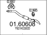 01.60608 Zadní tlumič výfuku MTS
