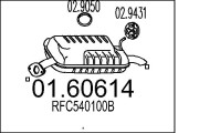 01.60614 Zadní tlumič výfuku MTS