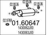 01.60647 Zadní tlumič výfuku MTS
