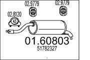 01.60803 Zadní tlumič výfuku MTS
