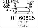 01.60828 Zadní tlumič výfuku MTS