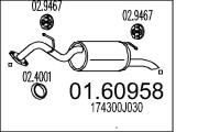 01.60958 Zadní tlumič výfuku MTS