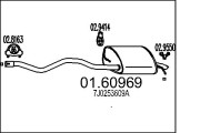 01.60969 Zadní tlumič výfuku MTS