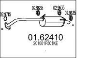 01.62410 Zadní tlumič výfuku MTS