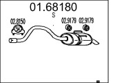 01.68180 Zadní tlumič výfuku MTS